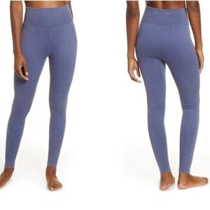 NWT Zella Ribbed High Waist 7/8 Leggings
